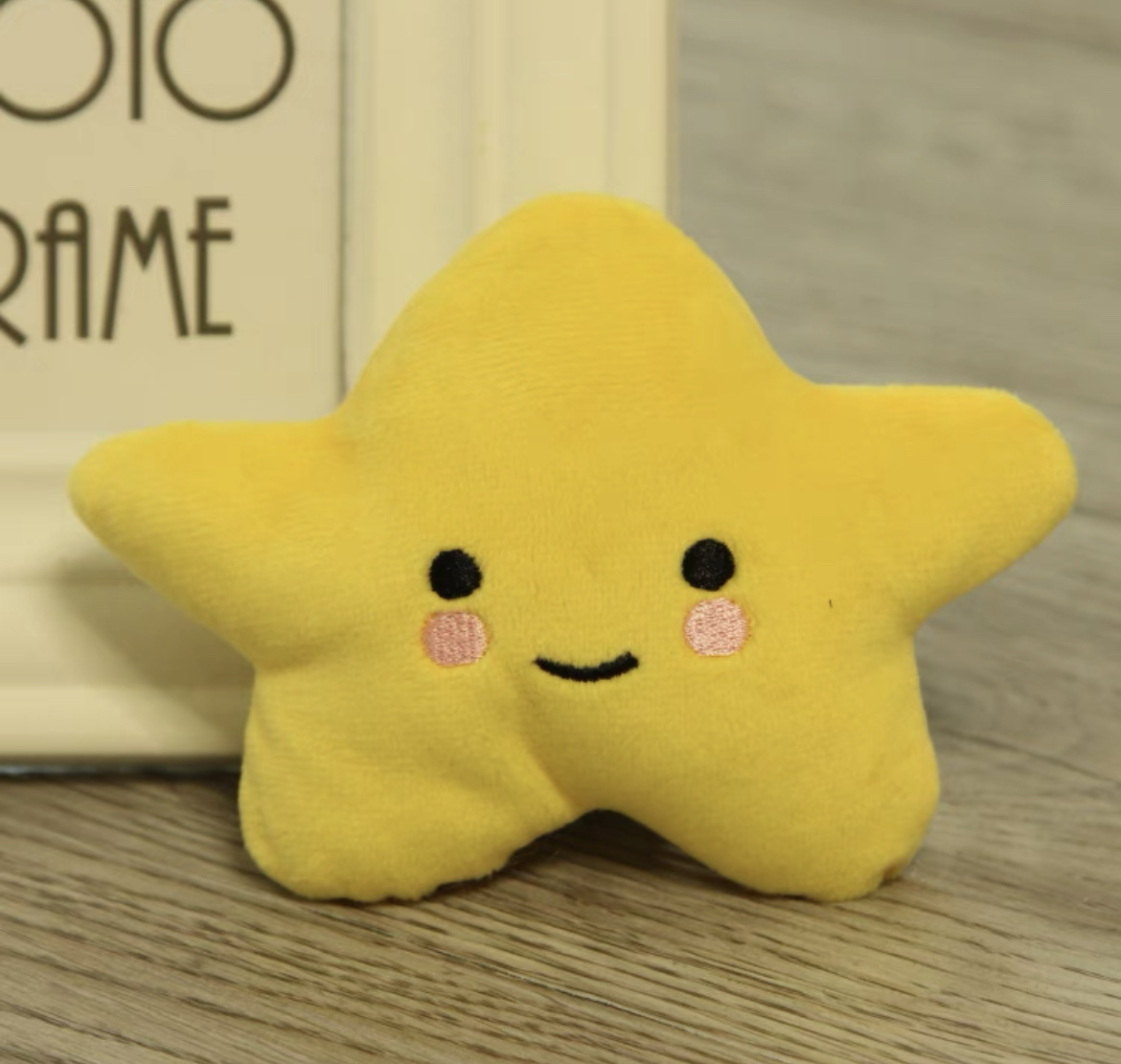 Summer cute fruit ice cream, starry sky dog voice toy, Bichon Frise Teddy pet toy, plush puppy toy 52 detail image 1