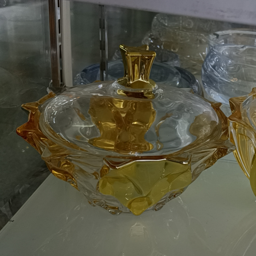 青苹果玻璃杯，烟缸，水壶，厨房用品，高硼系列。56