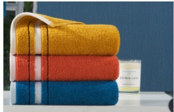 Jieyu Xinjiang long-staple cotton enlarged and thickened bath towel, household water-absorbent and colorless Application Scenario