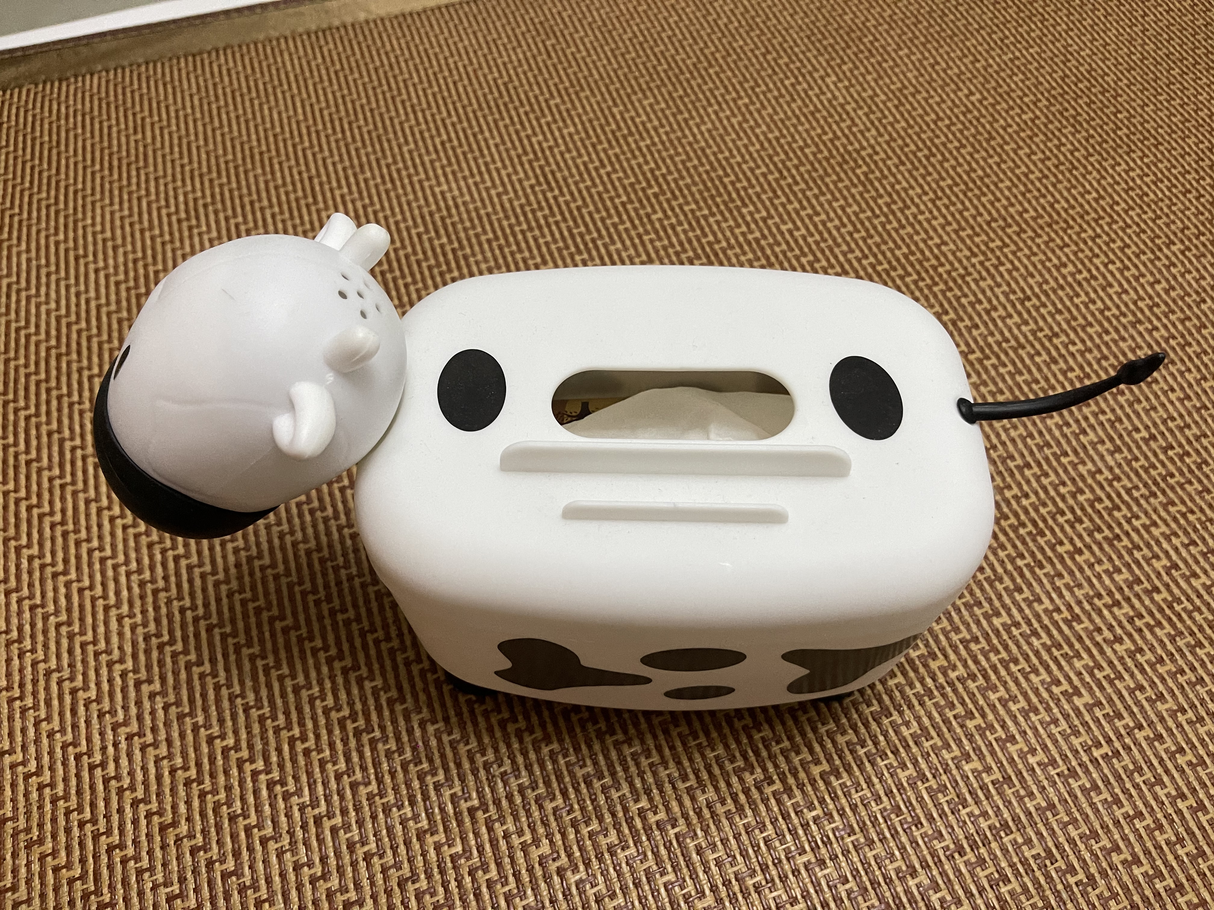 Calf multifunctional storage box. Removable paper accessories Toothpicks can be used as phone holders details Picture