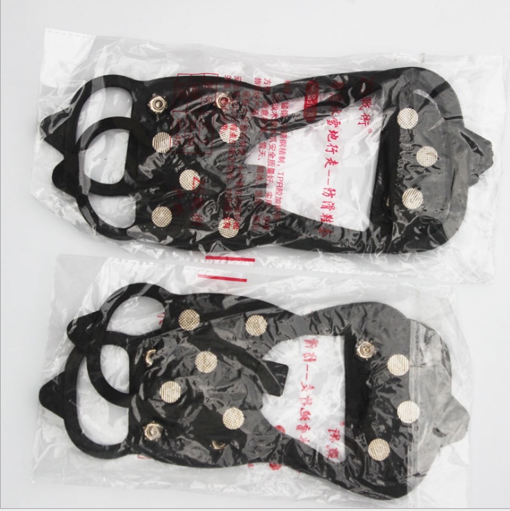 Outdoor 8 Teeth Anti-Skating Claw Silicone Shoe Cover Ice And Snow Tourism Mountaineering Rock Climbing Manufacturers Supply Item Picture