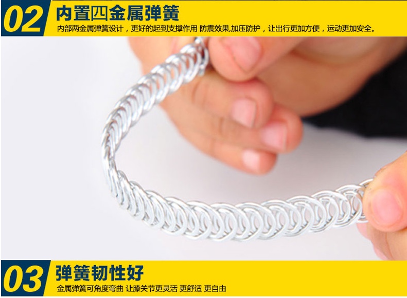 Non-Slip Sports Knee Guard Men And Women Outdoor Climbing Running Basketball Badminton Warm High Elastic Protective Equipment A Single Price undefined