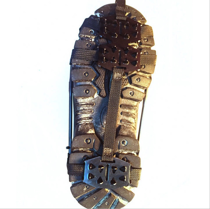 Outdoor Sports 24 Teeth Crampons Shoe Chain Snow Anti-Slip Mountaineering Shoe Cover Manufacturers Wholesale Crampons A Pair Of Two Prices Item Picture