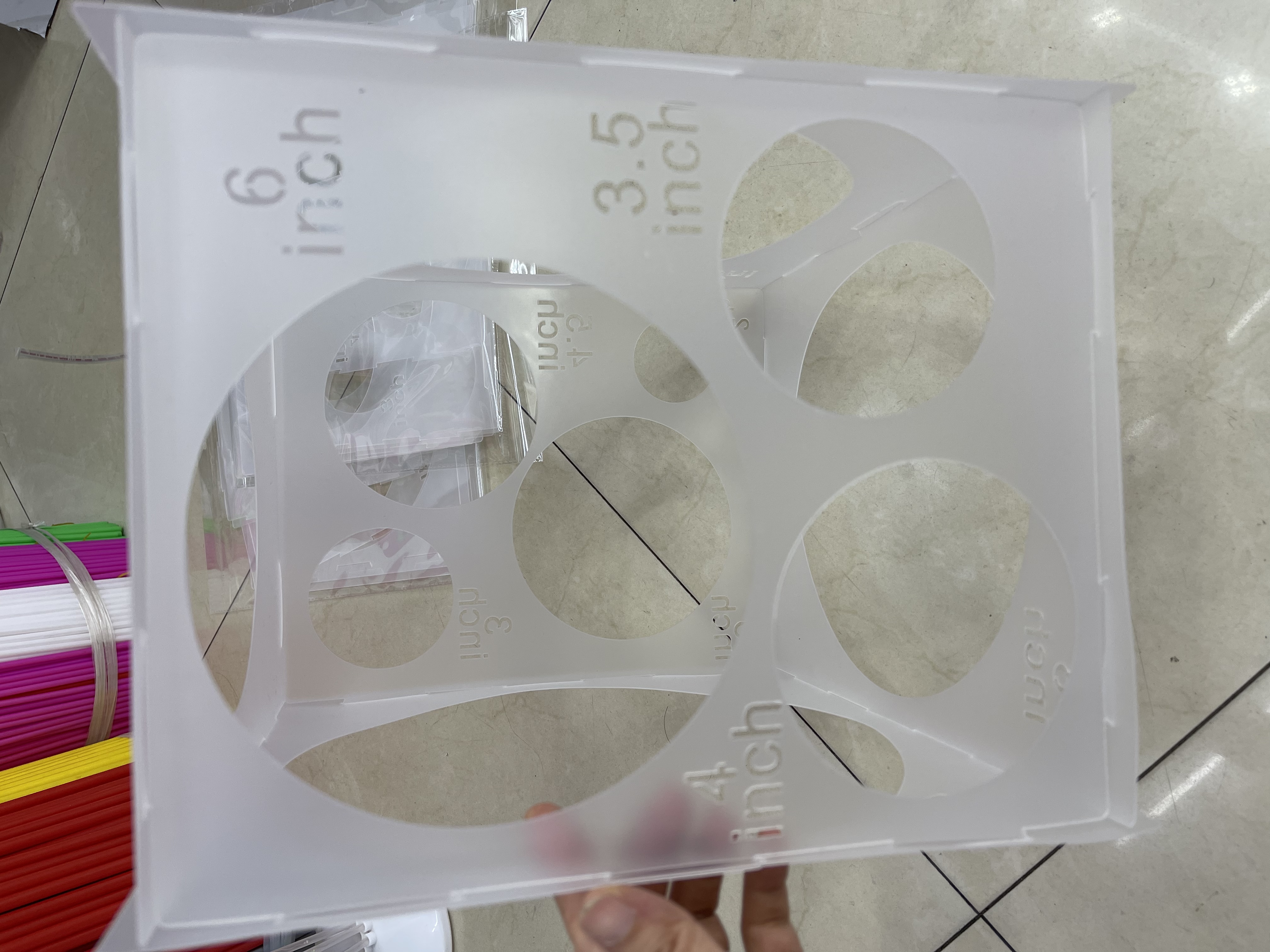 气球测量器气球配件组装用品派对用品气球尺寸测量箱详情图6