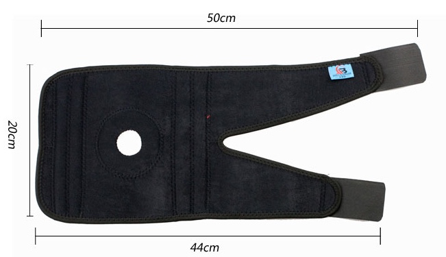 Outdoor Professional Adjustable Sports Mountaineering 4 Support Spring Knee Pad Pressure Warm Single Price Specification drawing