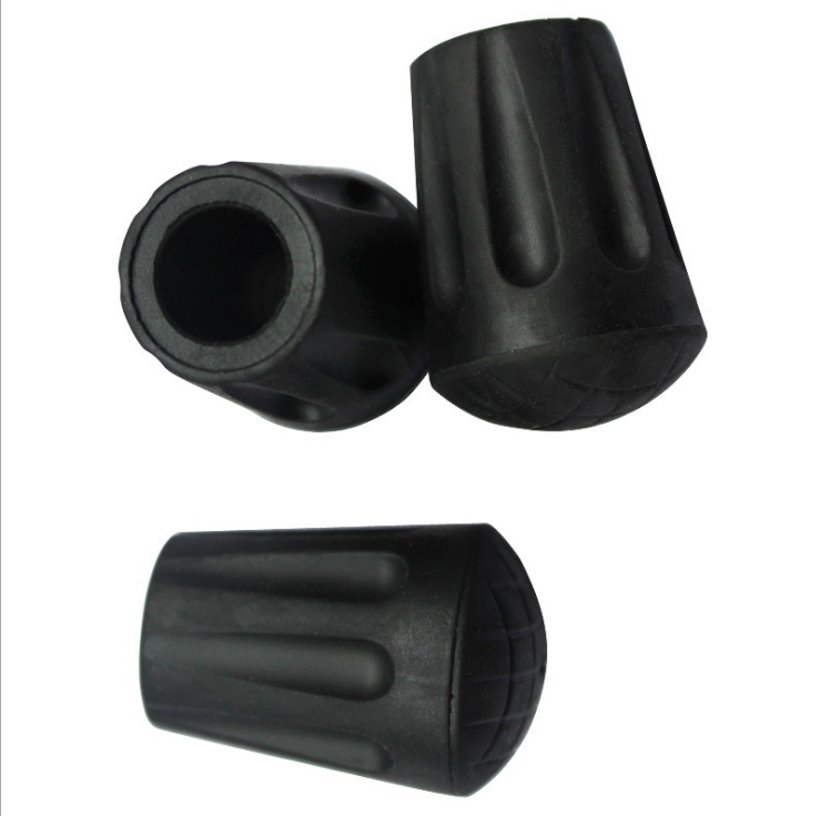 Three Four General Mountaineering Pole Small Round Head Special Accessories Short Round Head Rubber Rod Tip Rod Head details Picture