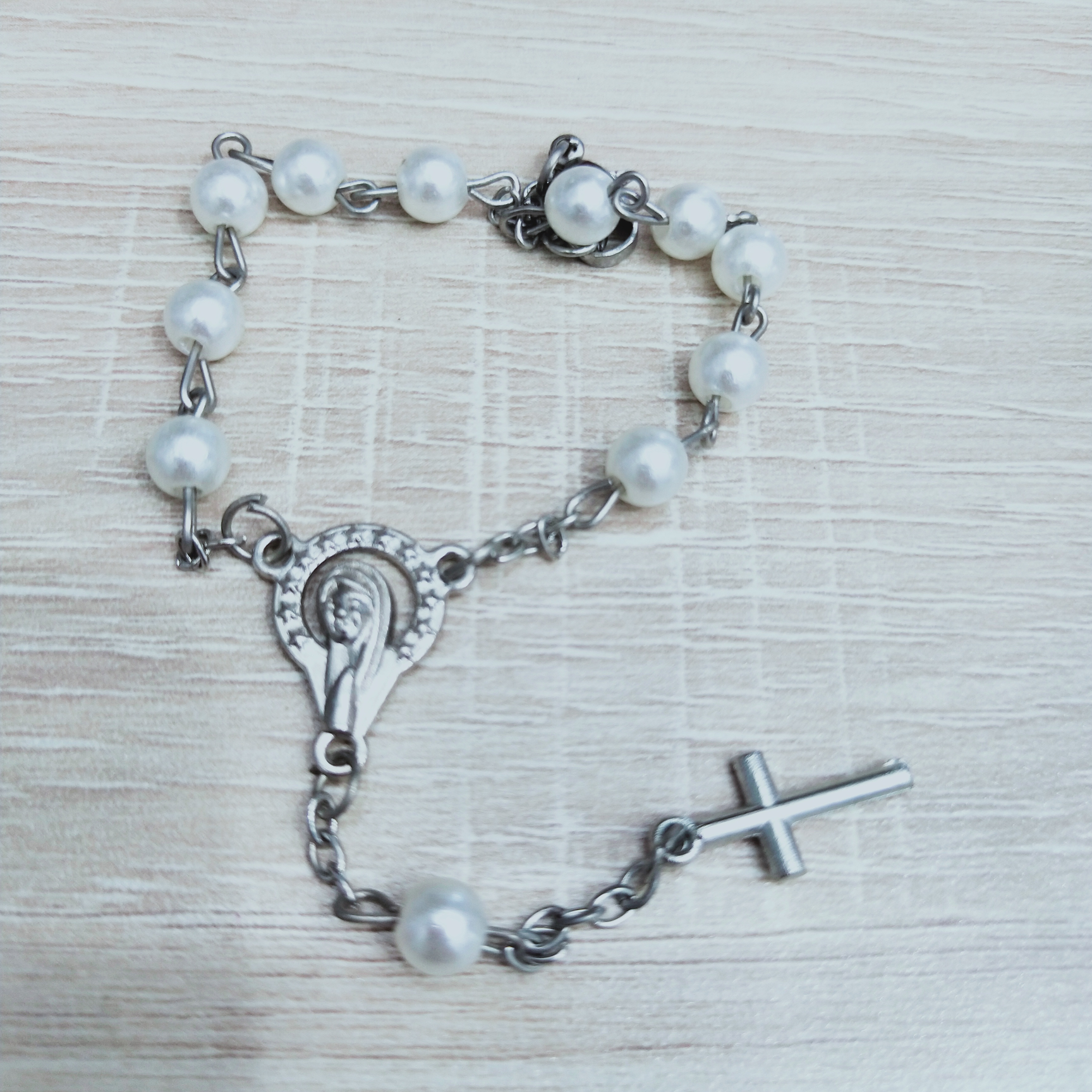 Factory direct sales, foreign trade hot products, religious series rosary cross bracelet 054