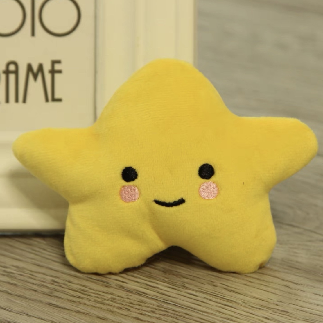 Summer cute fruit ice cream Star dog vocal toy than Teddy Bear pet toy plush puppy toy 52
