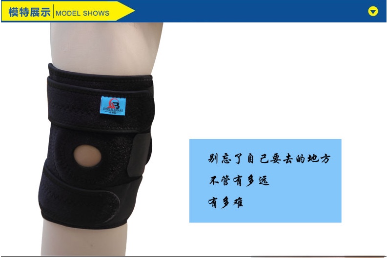 Non-Slip Sports Knee Guard Men And Women Outdoor Climbing Running Basketball Badminton Warm High Elastic Protective Equipment A Single Price Specification drawing