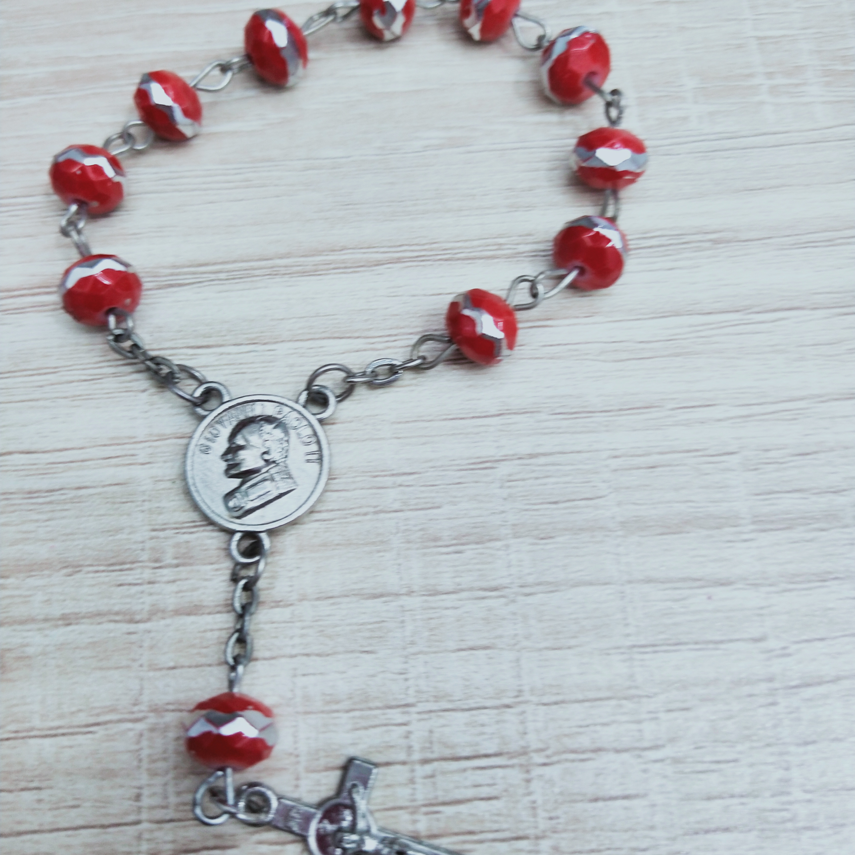 Factory direct sales, foreign trade hot products, religious series rosary cross bracelet 049