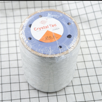 Large roll round elastic fish silk thread 0.8 Transparent white beaded crystal thread Elastic bead bead bead bead string