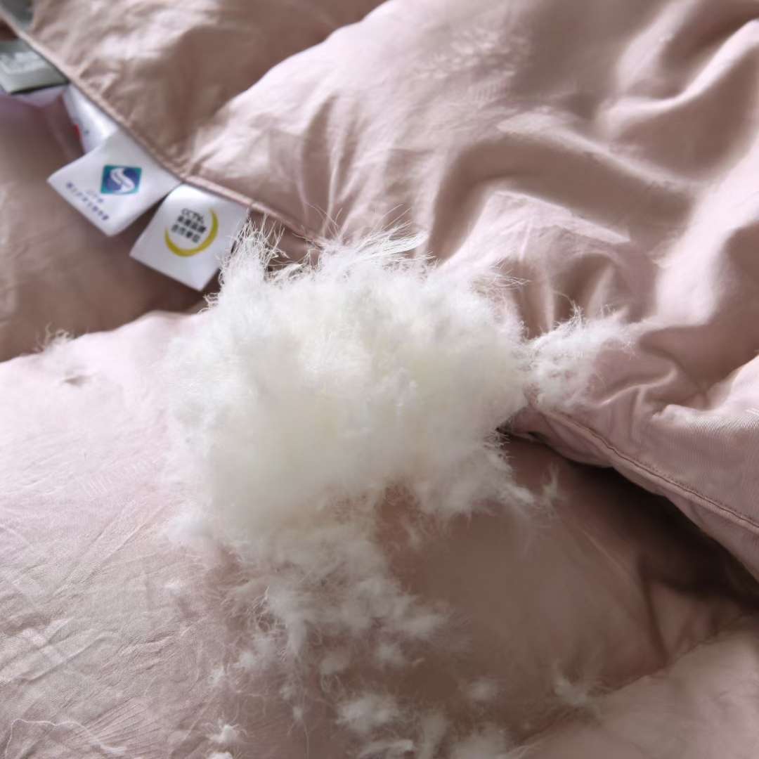 2021形象款[机智]净柔AB大朵白鹅绒被详情1