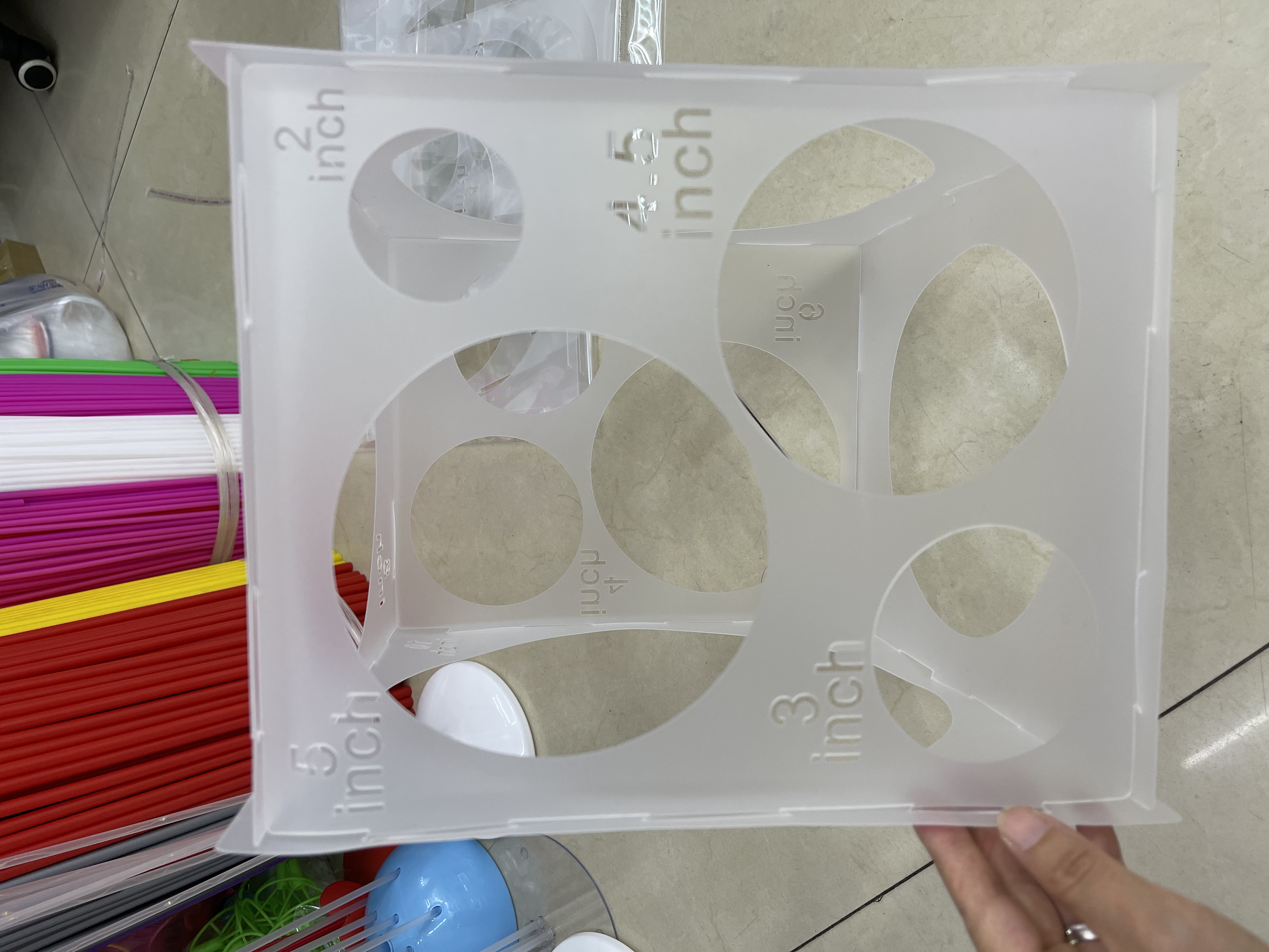 气球测量器气球配件组装用品派对用品气球尺寸测量箱详情图5