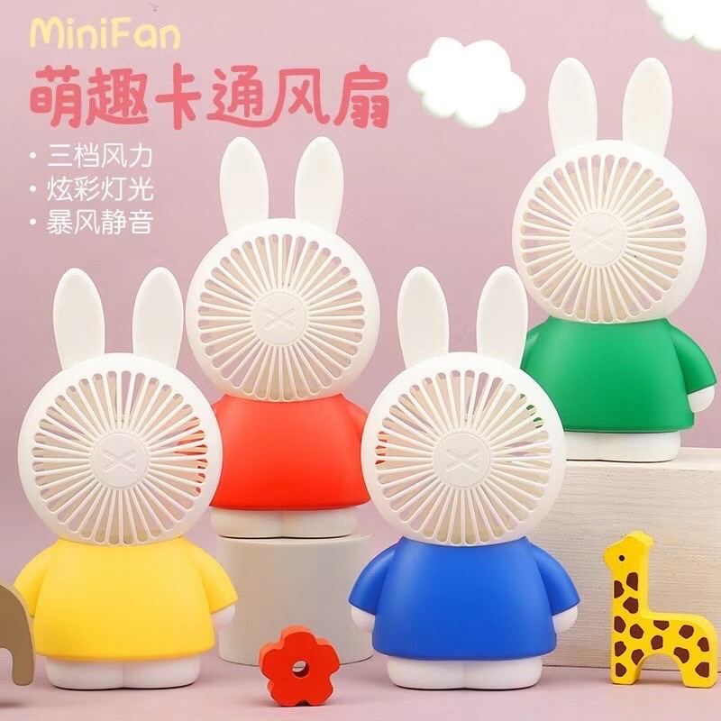 Cartoon mini fans, new and unique mini fans, charging mini fans detail image 7