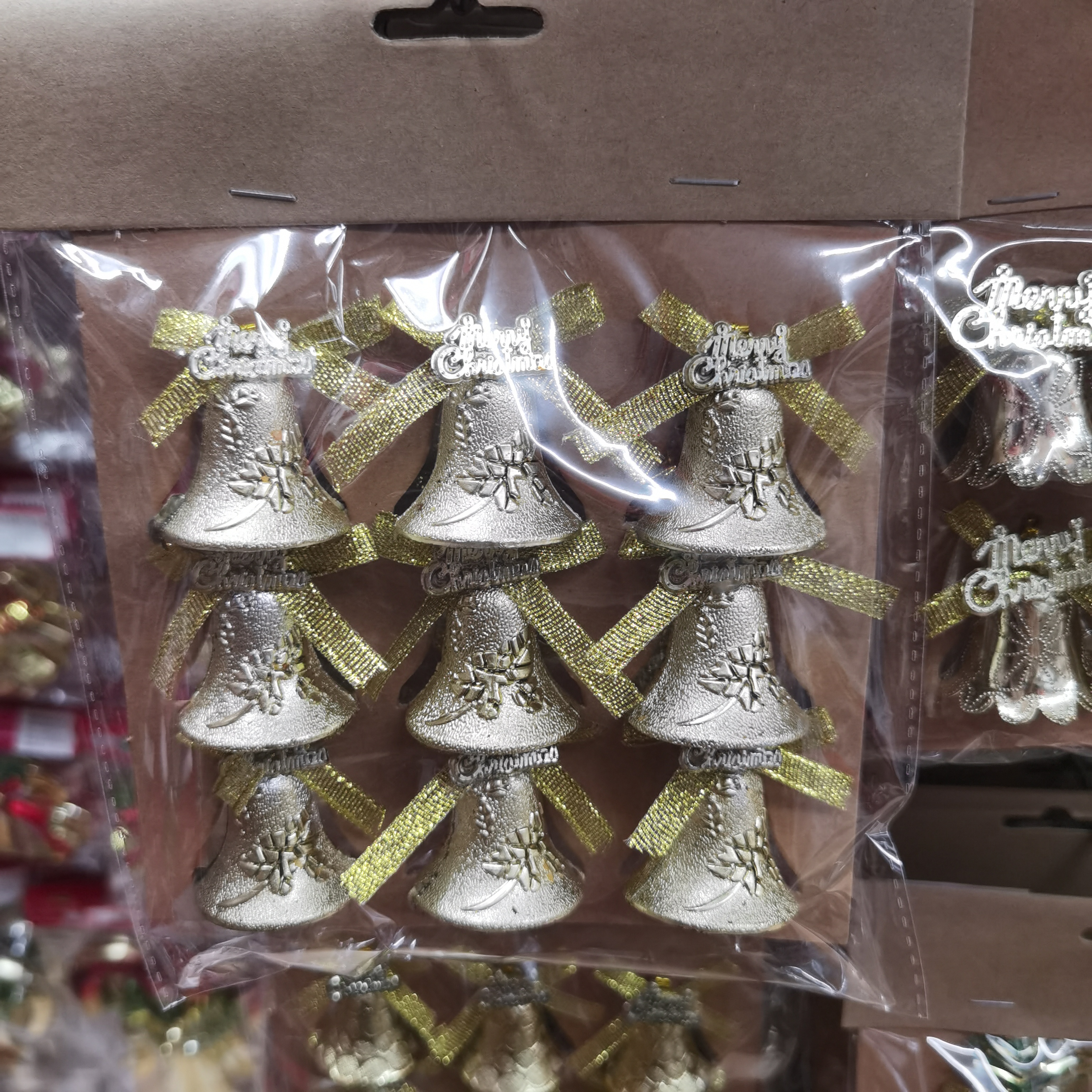 1030圣诞礼品圣诞挂件圣诞装饰品圣诞节饰品类电镀类小挂件小铃铛