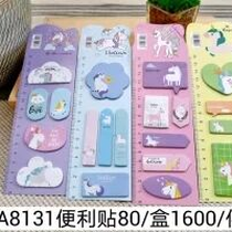 Ruler cartoon shape South Korea cute creative color Post-it note note refrigerator sticker -1