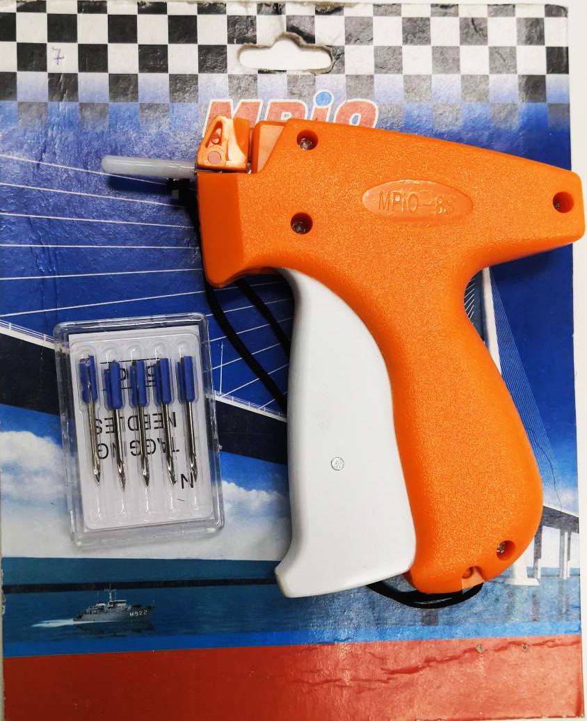 Mpio-8 tag gun, glue needle gun, original glue needle gun for labeling and snatching tags, sock gun, trademark gun, long fine needle Item Picture