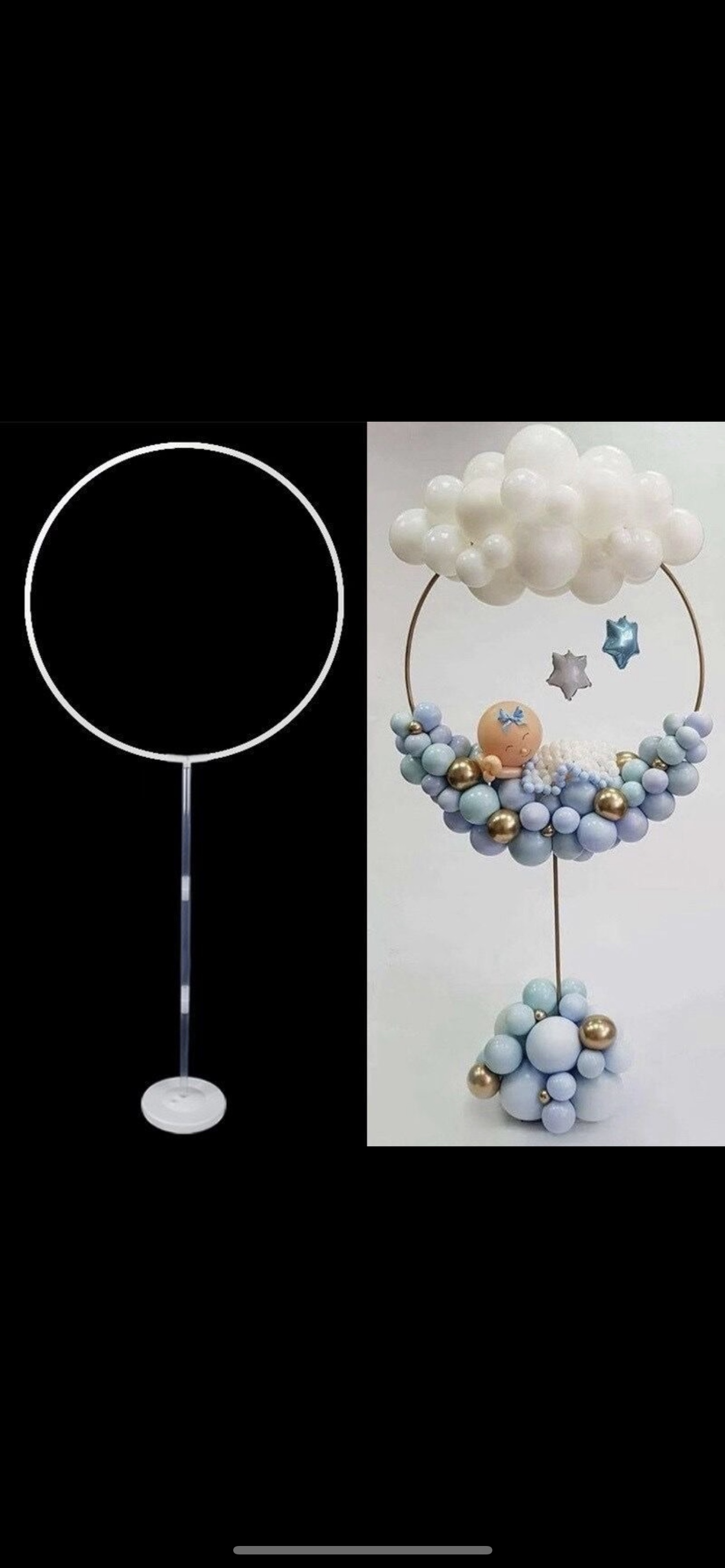 Balloon ring, air ring stand, balloon decoration ring, balloon accessories, festive supplies, wedding decoration ring detail image 3