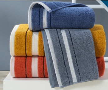 Jieyu Xinjiang long-staple cotton enlarged and thickened bath towel, household water-absorbent and colorless Specification image