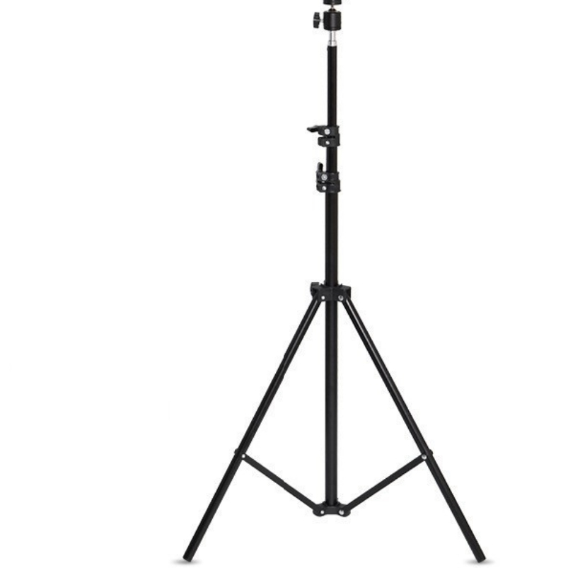 Tripod, telescopic supplementary light bracket, supplementary light triangular bracket, 1.1-meter bracket, mobile phone bracket
