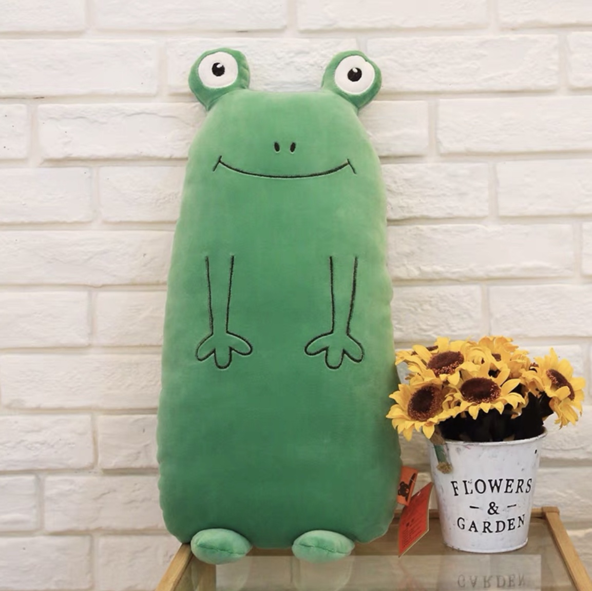 Cute sleeping pillow girls dormitory bed with legs super soft plush toy cuddle doll pillow boys 66