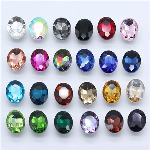 Nail art accessories: Irregular-shaped diamond flat bottom mixed set, popular online hit AB color champagne color super shiny water diamond Japanese-style nails 2080 detail image 4