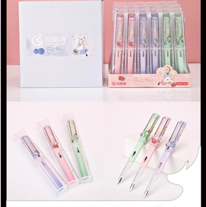 独角鹿圆磨钢笔DJ10-0803学习用品 根据钢笔笔尖书写面和写角度匀速打磨笔尖 提高书写圆滑度
