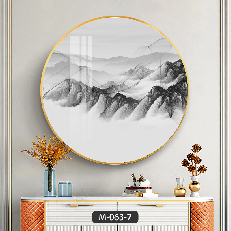 Chinese style crystal face decorative painting -1 Specification drawing