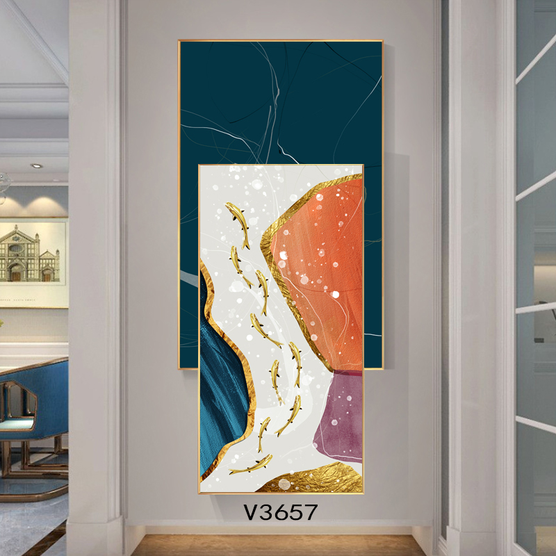 Modern simple decorative painting landscape light luxury porch decorative painting 3000-1