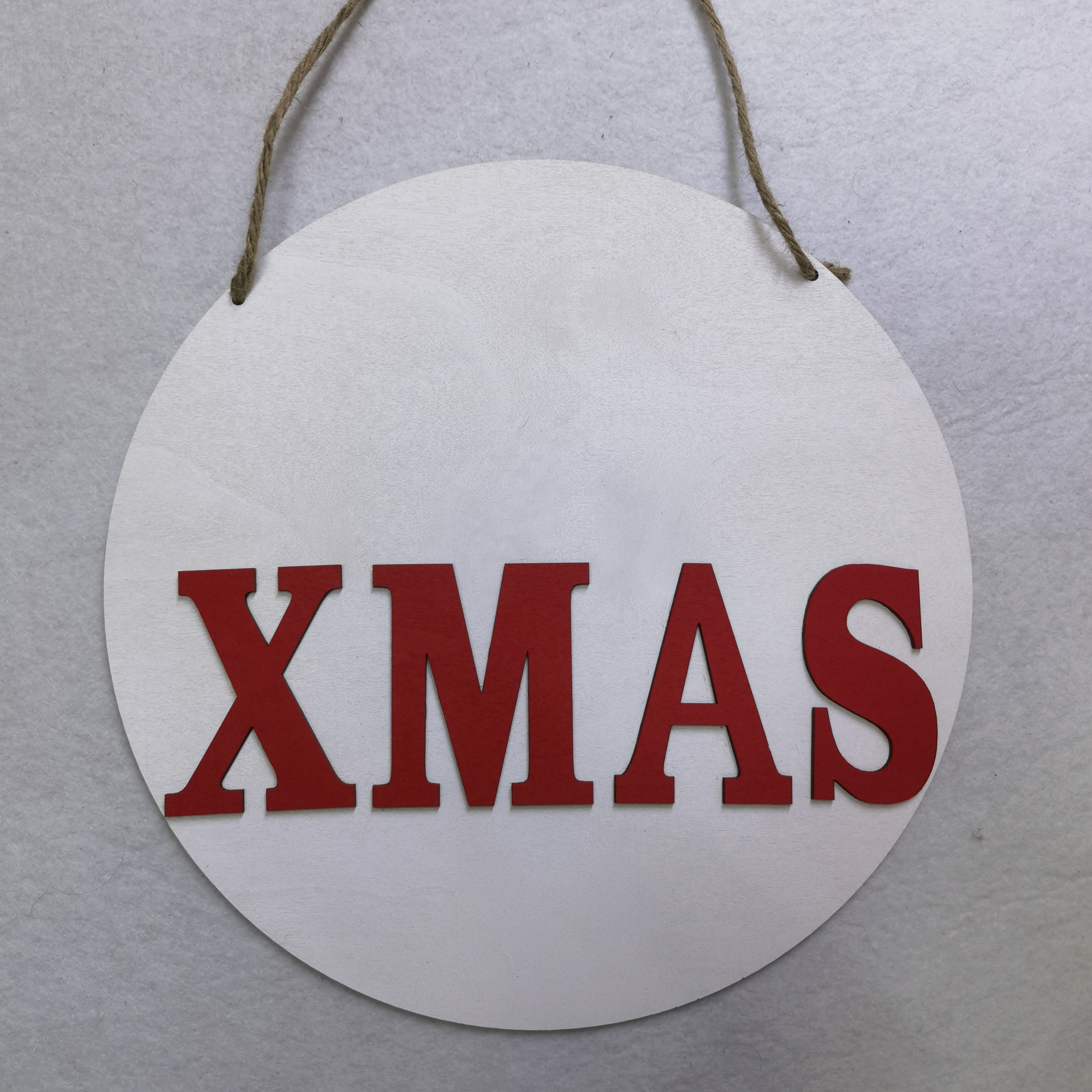 Christmas welcome sign: Country-style home wooden sign XMAS