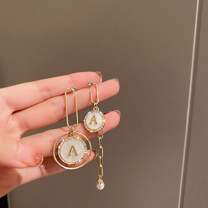 48ins Ear piercing small delicate circle ear studs circle silver ear ring ear bone studs ear bone ring anti-allergy ear buckle female