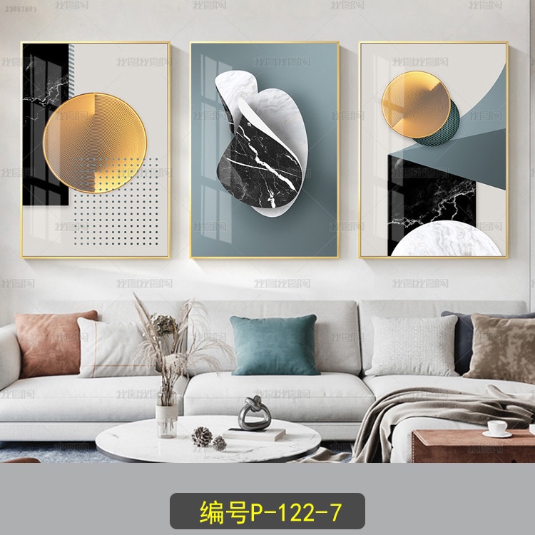 Morandi crystal face decorative painting -14