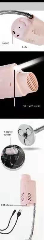 户外烧烤野营鼓风机便携强力烧烤吹风机吸铁石烤炉专用工具 其他厨房小工具详情图1