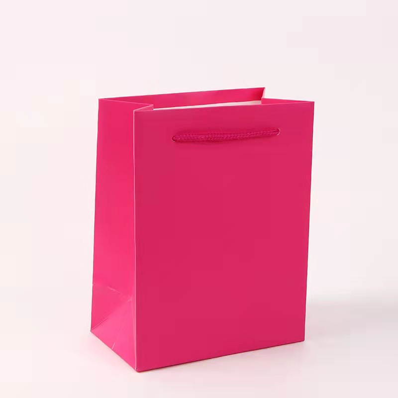 光板单色系列礼品袋手提礼品纸袋定做服装包装纸袋批发 食品外卖打包袋定制