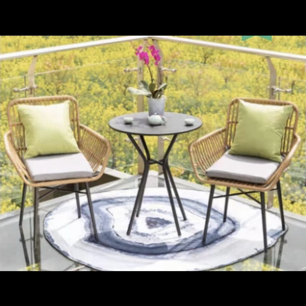 JHA-18045 (2 chairs, 1 coffee table)