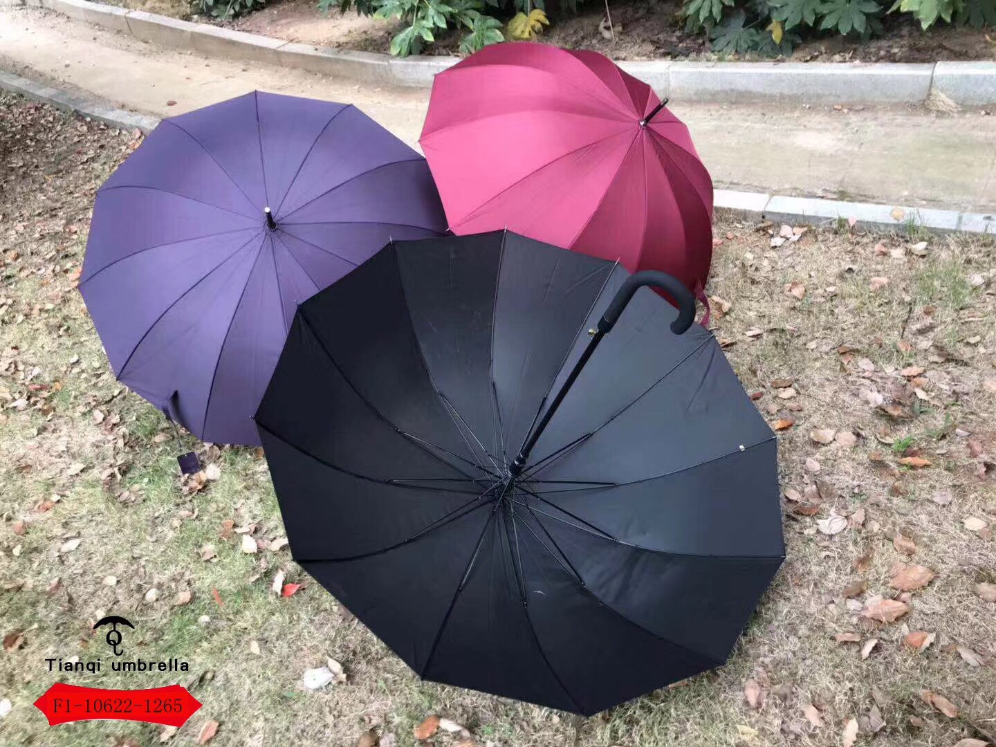 天堂晴雨伞F-1-10622-1265直杆纤维抗风大伞面商务两用超强防晒防雨轻便出行必备详情9