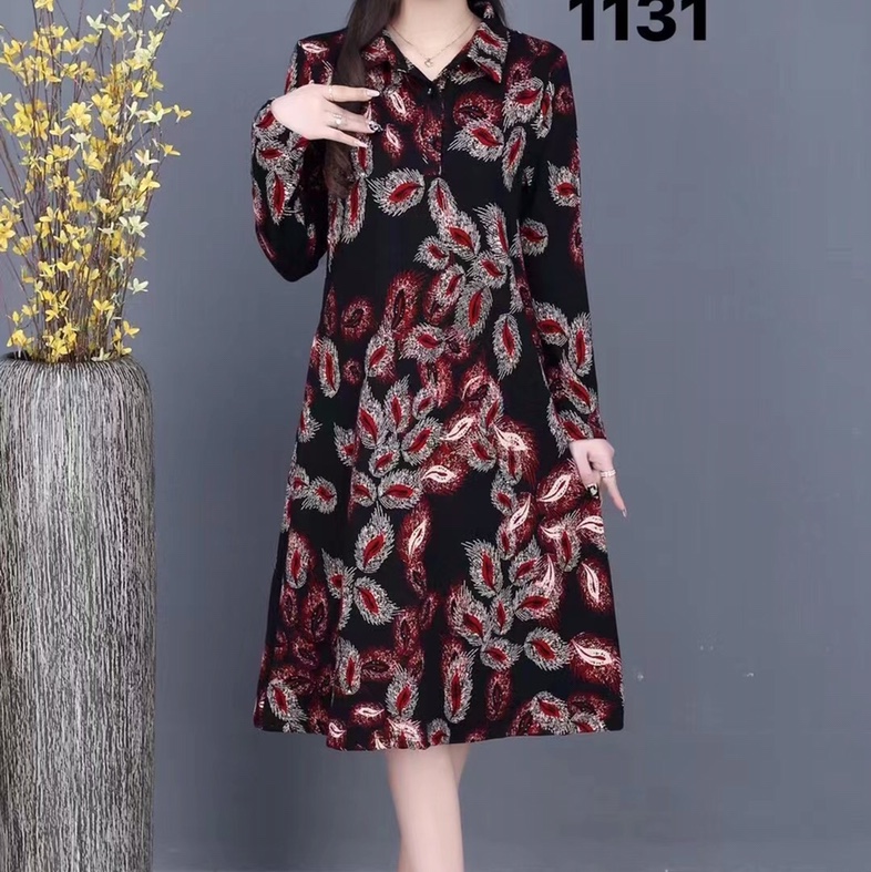 Fashion trend Casual comfortable temperament elegant lady dress