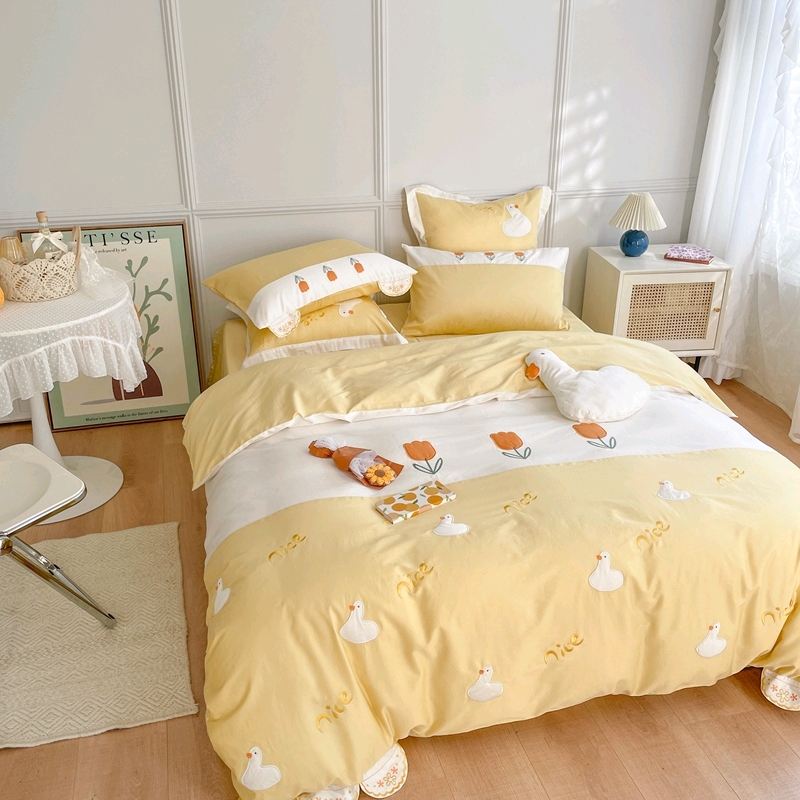 16 Factory-owned source goods New 60S long staple cotton applique embroidered four-piece set Factory-owned source goods new 60S Long staple cotton applique embroidered four-piece set factory-owned source goods new 60S long