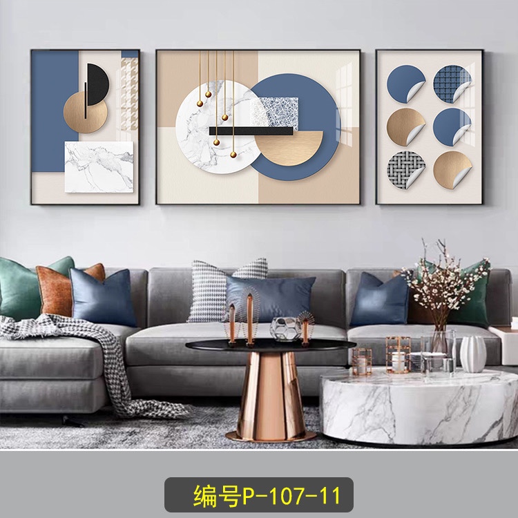 Morandi decorated living room painting -5