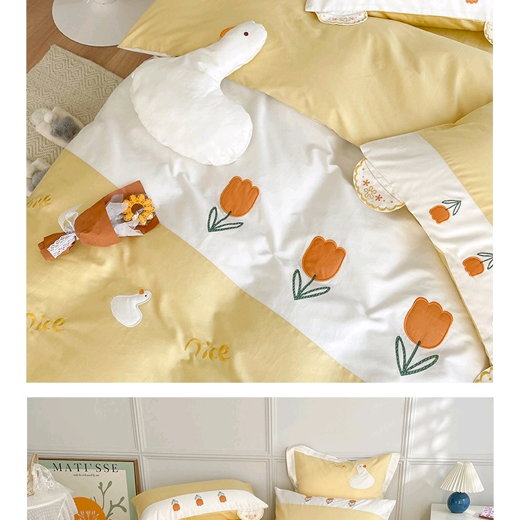 13 Factory direct source goods New 60S long staple cotton applique embroidered four-piece set Factory direct source goods new 60S Long staple cotton applique embroidered four-piece set factory direct source goods new 60S long