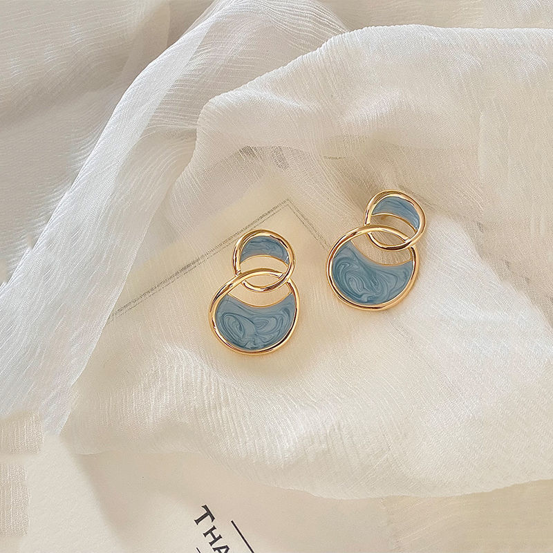 58ins ear piercing small delicate circle ear studs circle silver ear ring ear bone studs ear bone ring allergy protection ear buckle female