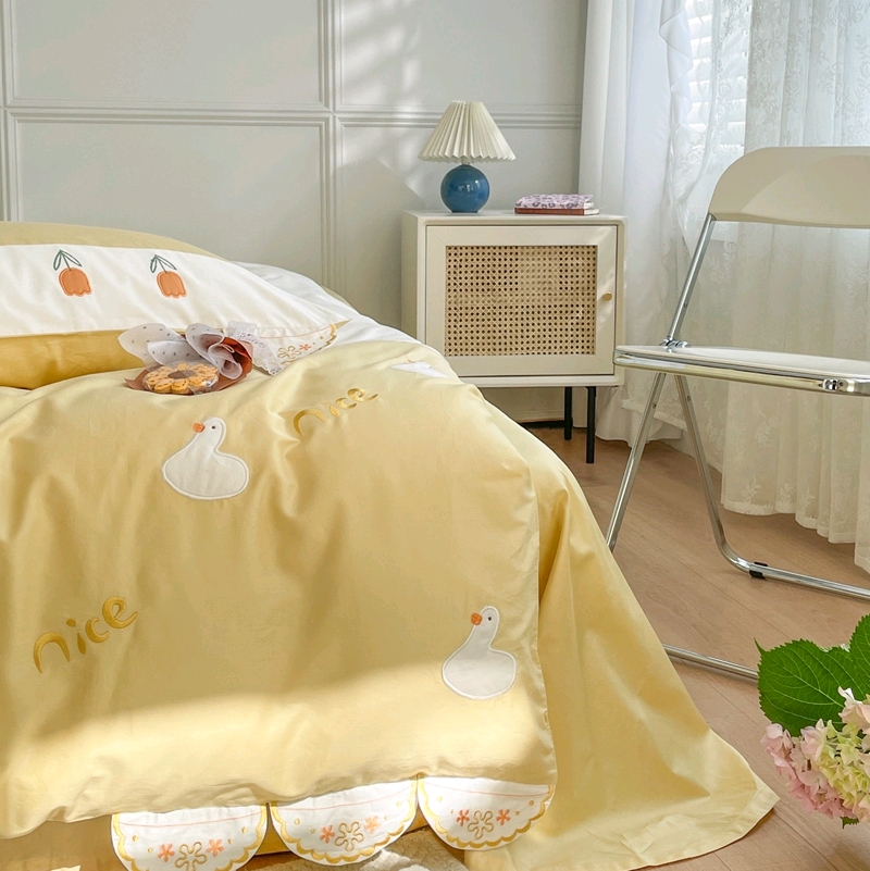 10 Factory direct source goods New 60S long staple cotton applique embroidered four-piece set Factory direct source goods new 60S Long staple cotton applique embroidered four-piece set factory direct source goods new 60S long