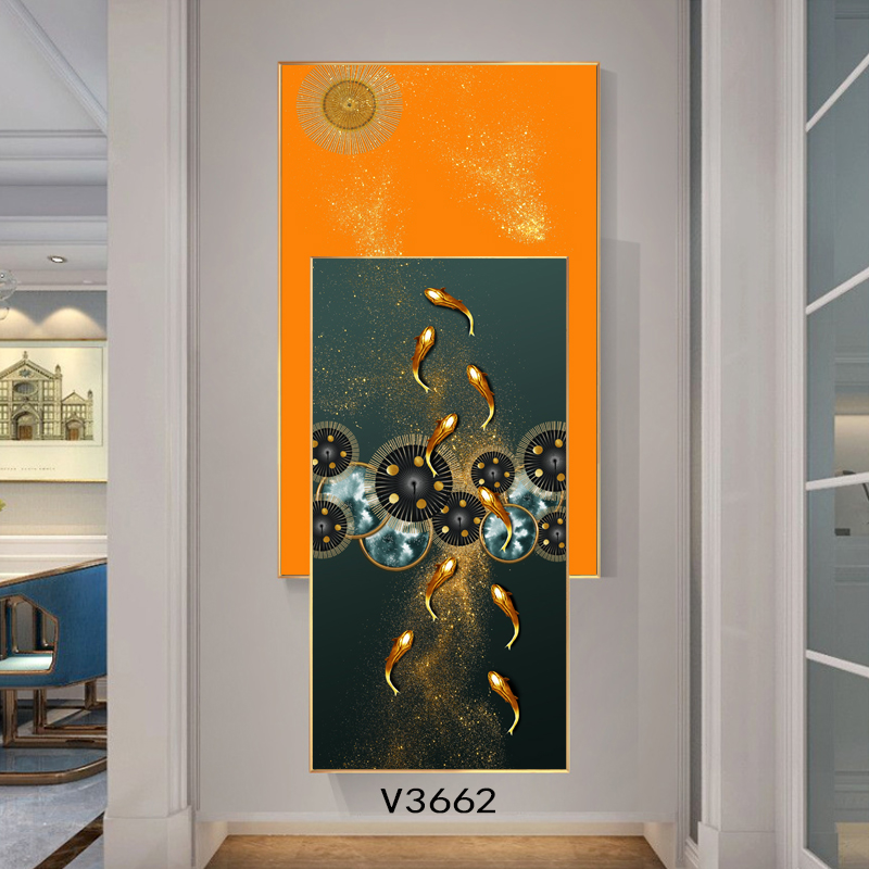 Modern simple decorative painting landscape light luxury porch decorative painting 6-9000