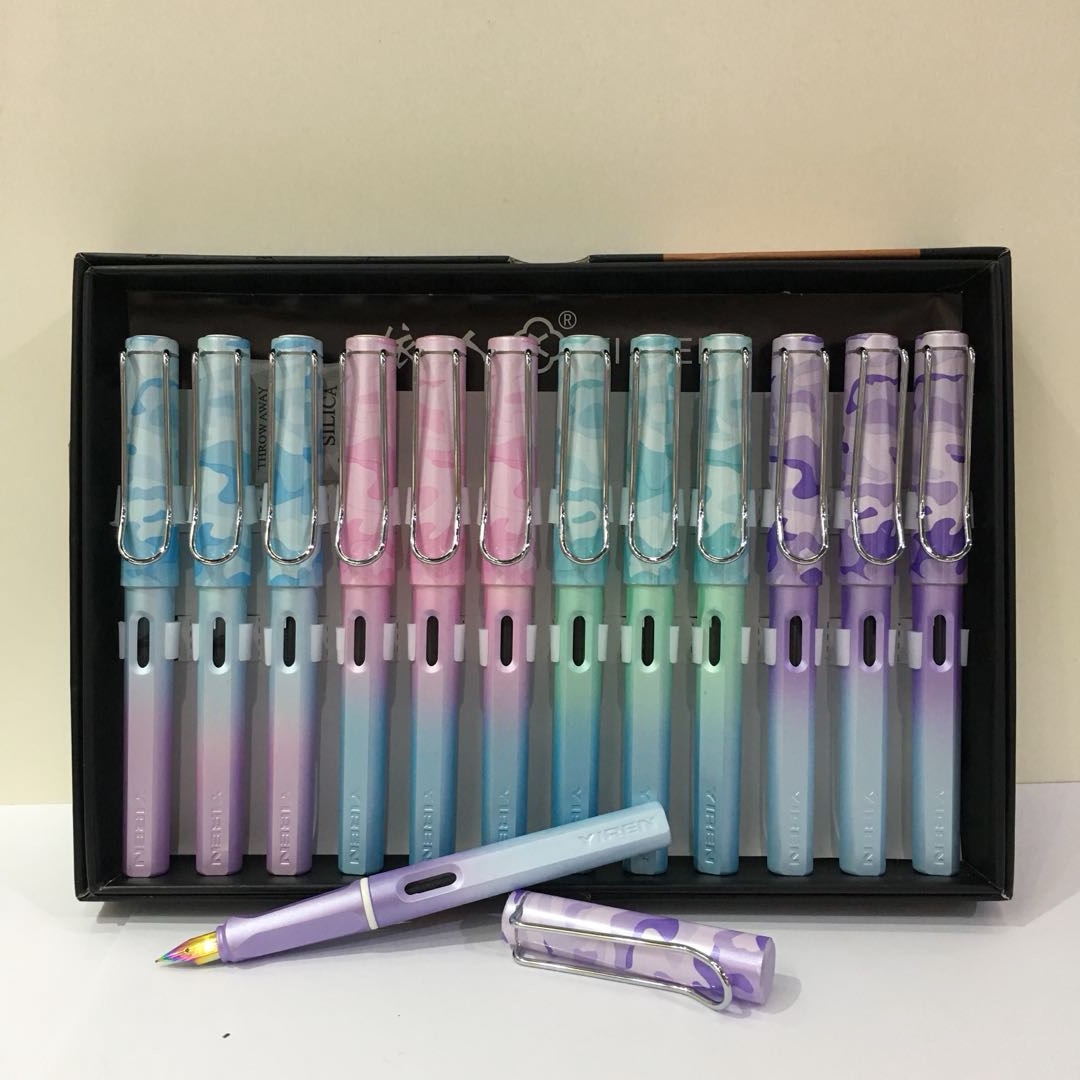 408 EF尖钢笔金属书写笔钢笔学生文具学习用品图