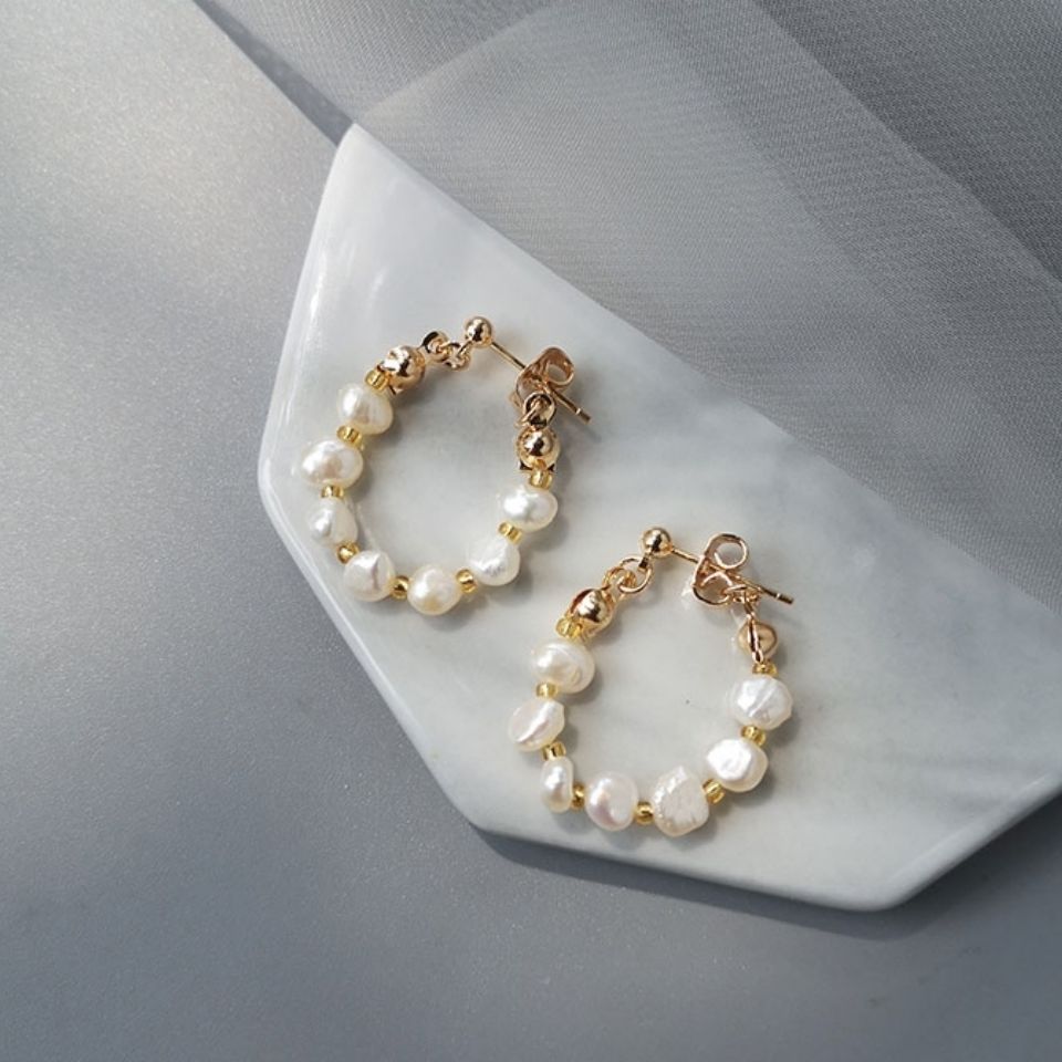 68ins Ear piercing small delicate circle ear studs circle silver ear ring ear bone studs ear bone ring allergy protection ear buckle female