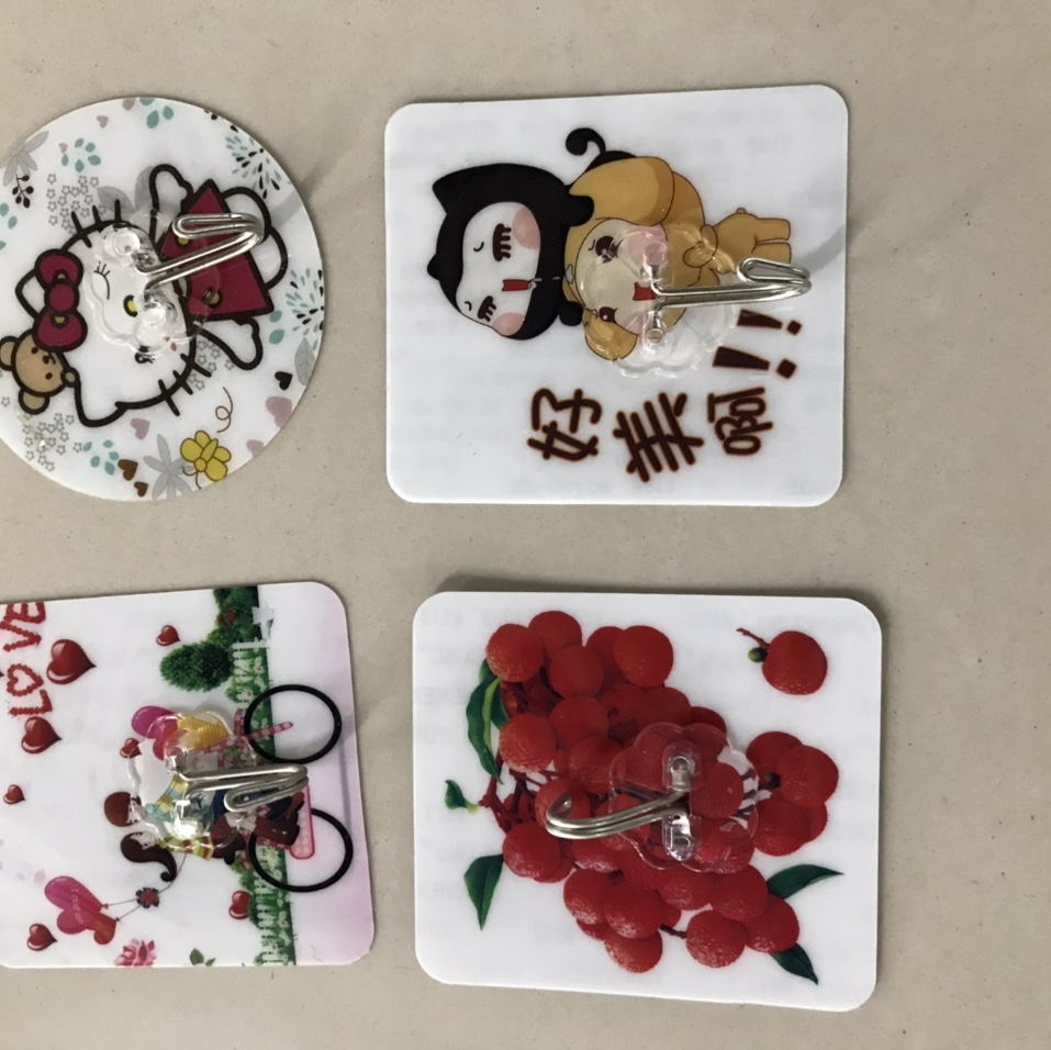 无痕挂钩强力门后粘钩PVC免打孔透明挂钩多功能挂钩