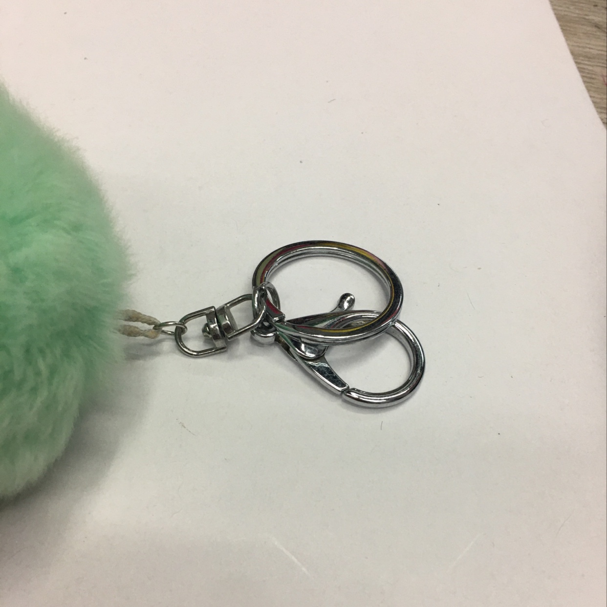 Real Fur Ball Rex Rabbit Fur Ball Specification drawing