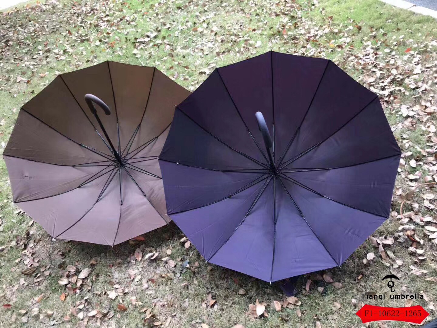 天堂晴雨伞F-1-10622-1265直杆纤维抗风大伞面商务两用超强防晒防雨轻便出行必备详情3