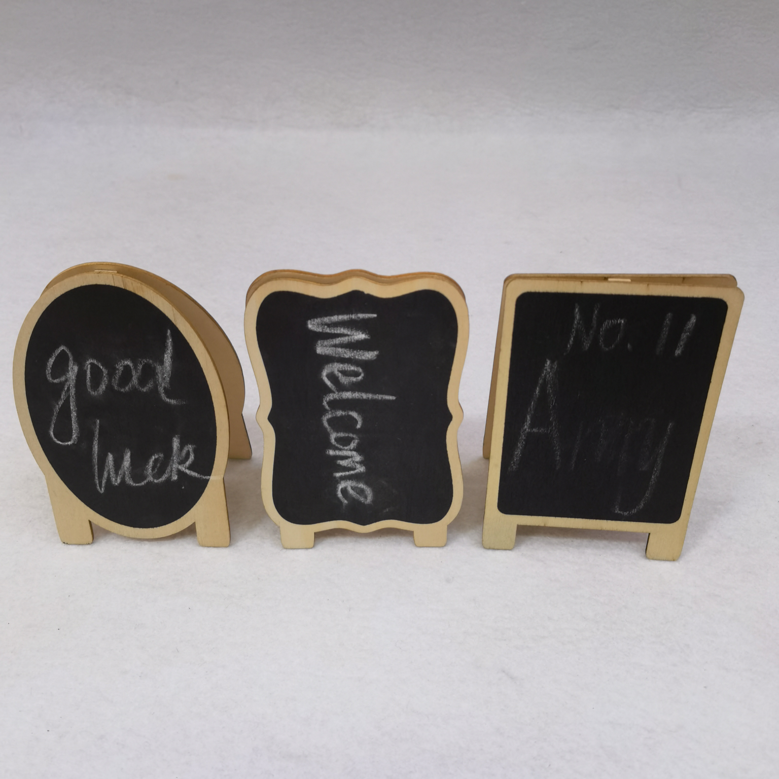 Double-sided blackboard bar nameplates, party table decorations, table numbers, ornaments, small numbers