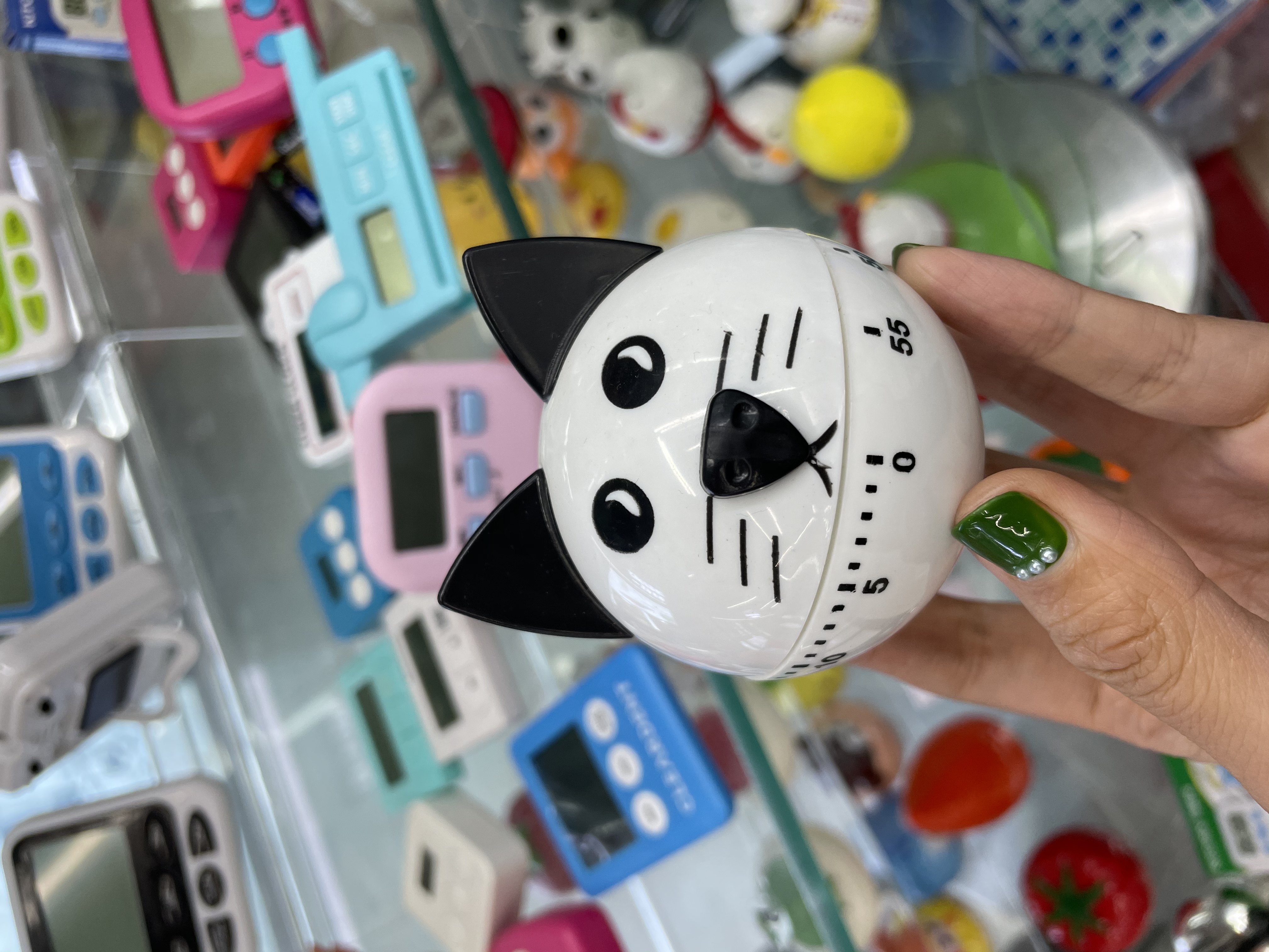 男厨师定时器白底实物图